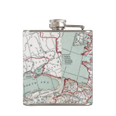 ヨーロッパ、12世紀の地図 フラスク (裏面)