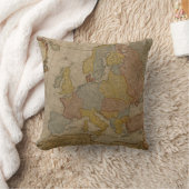 ヨーロッパ| 1700年の地図 クッション (ブランケット)