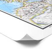 「ヨーロッパ：2006年 – 政治クラシック地図… ポスター (角)