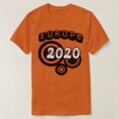 ヨーロッパ Tシャツ (デザイン正面)