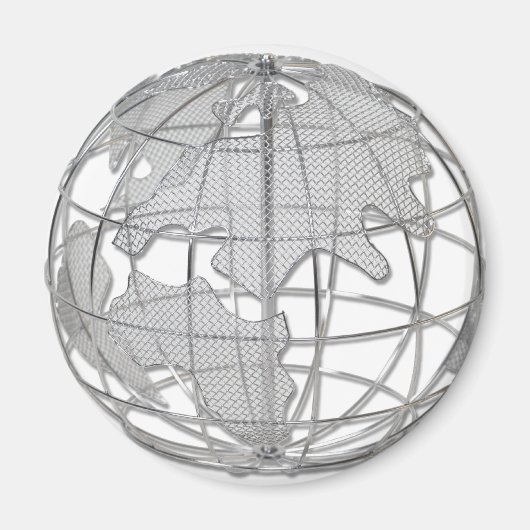 ヨーロッパAfricaGlobe マグネット (正面)