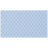 ヨーロッフランスのドブルーホワイトビクトリアンスタイルフローラ テーブルクロス (正面(横))