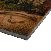 ヨーロッ絵を描パのうさぎ年ガラスカッティングB カッティングボード (角)