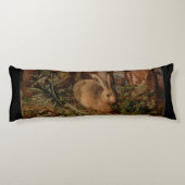 ヨーロッ絵を描パのウサギ年2023抱き枕 ボディピロー (裏面)