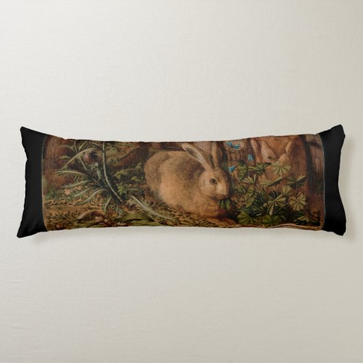 ヨーロッ絵を描パのウサギ年2023抱き枕 ボディピロー (正面)