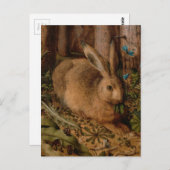 ヨーロッ絵画パのウサギの年の詳細2023 ポストカード (正面/裏面)
