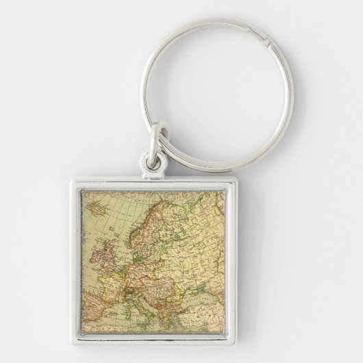 ヨーロパノラママップヨーロッパ3 キーホルダー (正面)