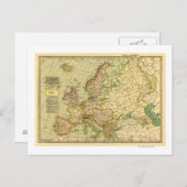 ヨーロパノラママップヨーロッパ3 ポストカード (正面/裏面)