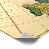 ヨーロパノラママップヨーロッパ ポスター (角)