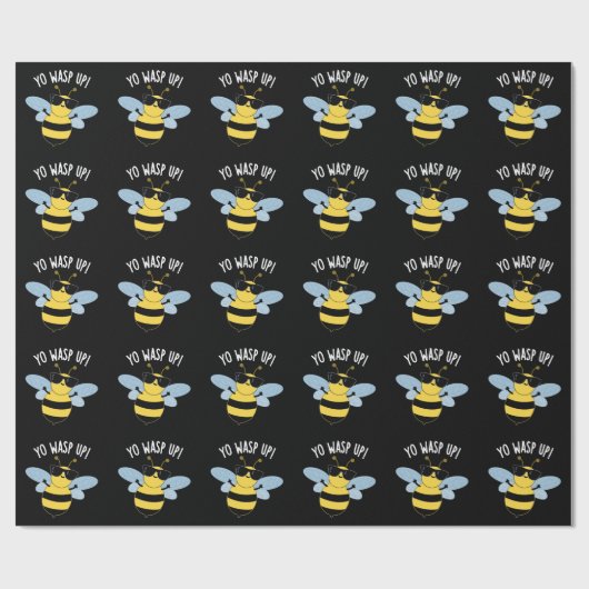 ヨーワスアップバグおもしろいプンダークBG ラッピングペーパー (フラット)