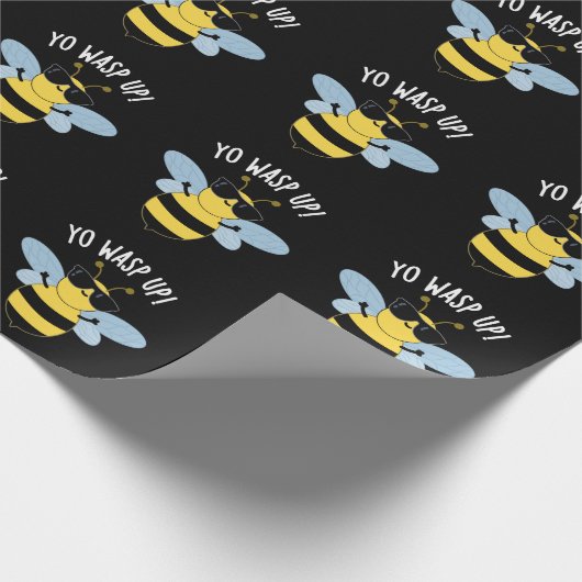 ヨーワスアップバグおもしろいプンダークBG ラッピングペーパー (角)