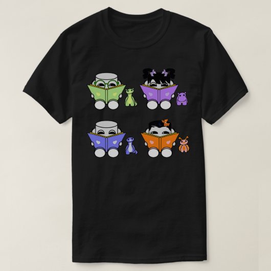 ヨ兄弟姉妹OBABYBOTトイロボット読ズ Tシャツ (デザイン正面)