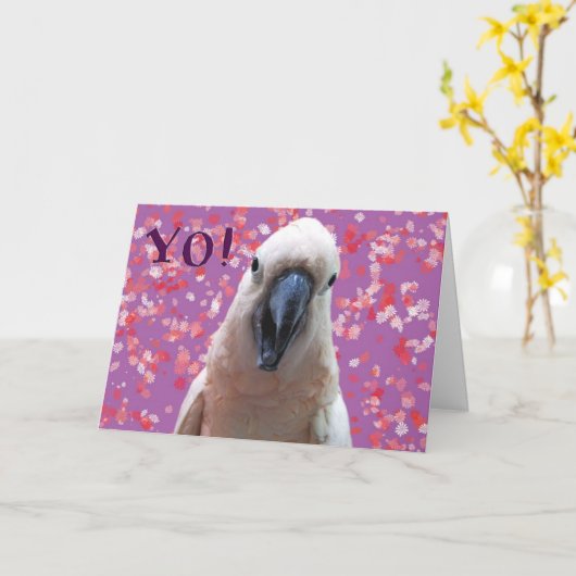 ヨ！ カード (黄色い花)