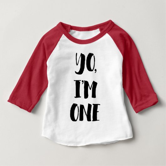 ヨ、私は一人 ベビーTシャツ (正面)