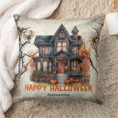 ラсシッ伝統的ク・ウォー幽霊のよく出るター・ハウス クッション (ブランケット)