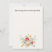 ラおもしろいマお恋しく思前あいさつ 案内状 (裏面)