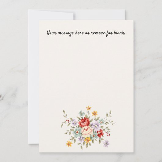 ラおもしろいマお恋しく思前あいさつ 案内状 (裏面)