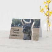 ラおもしろいマ誕生日(2)流暢なラ話マ... カード (黄色い花)