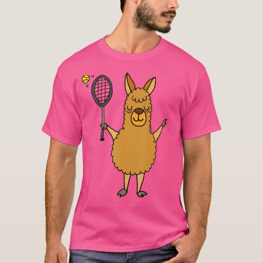 ラおもしろいマ遊テニス Tシャツ (正面)