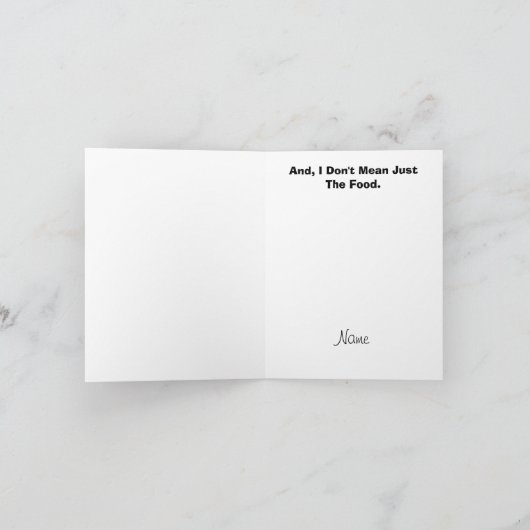 ラおもしろい気のあるそぶりをしたブカイタリアンード カード (内部)