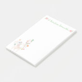 ラかわいらしマ（花とリボン） ポストイット (アングル)