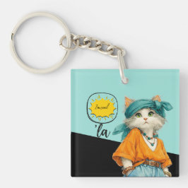 ラにゃ、猫好き キーホルダー