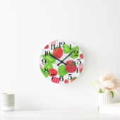 ラアクアレラのreloj de pared frambuesas ラウンド壁時計 (ホーム)