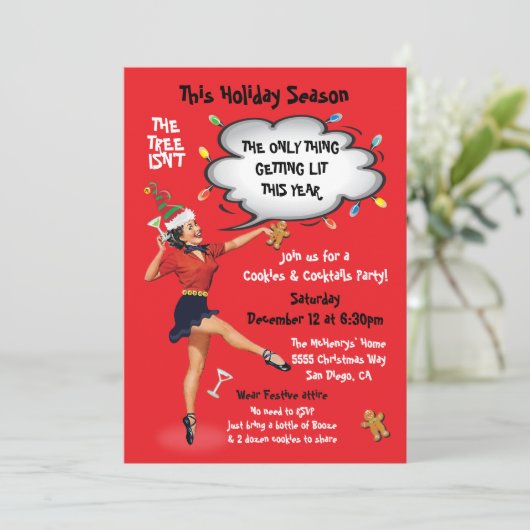 ライおもしろいトされたCookieとカクテルパーティーの取得 招待状 (スタンド正面)