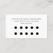 ライお洒落フグレーエレガントディスカウント ロイヤリティカード (裏面)