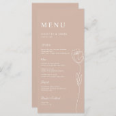 ライお洒落ンバラメニューカード メニュー (正面/裏面)