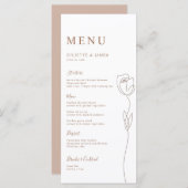 ライお洒落ンバラメニューカード メニュー (正面/裏面)