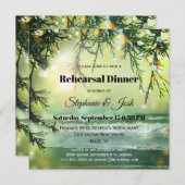 ライきらめくトビーチリハーサルディナー招待状 招待状 (正面/裏面)