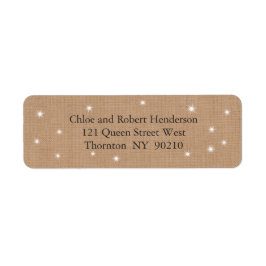 ライきらめくト差出人住所ラベル ラベル