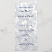 ライきらめくト結婚式 プログラム (正面)