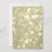 ライきらめくト金ゴールド社交ダンススウィート16招待状 招待状 (裏面)