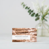 ライきらめくト《写真》ぼけ味プロフェッショナルイベント管理者 名刺 (スタンド正面)