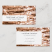 ライきらめくト《写真》ぼけ味プロフェッショナルイベント管理者 名刺 (正面/裏面)