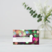 ライきらめくト《写真》ぼけ味プロフェッショナルイベント管理者 名刺 (スタンド正面)