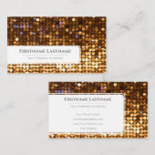 ライきらめくト《写真》ぼけ味プロフェッショナルイベント管理者 名刺 (正面/裏面)