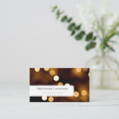 ライきらめくト《写真》ぼけ味プロフェッショナルイベント管理者 名刺 (スタンド正面)