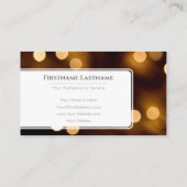 ライきらめくト《写真》ぼけ味プロフェッショナルイベント管理者 名刺 (裏面)