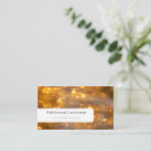 ライきらめくト《写真》ぼけ味プロフェッショナルイベント管理者 名刺 (スタンド正面)