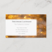 ライきらめくト《写真》ぼけ味プロフェッショナルイベント管理者 名刺 (裏面)