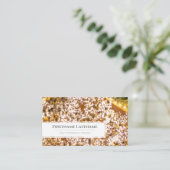 ライきらめくト《写真》ぼけ味プロフェッショナルイベント管理者 名刺 (スタンド正面)