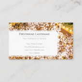 ライきらめくト《写真》ぼけ味プロフェッショナルイベント管理者 名刺 (裏面)