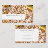 ライきらめくト《写真》ぼけ味プロフェッショナルイベント管理者 名刺 (正面/裏面)