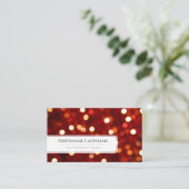 ライきらめくト《写真》ぼけ味プロフェッショナルイベント管理者 名刺 (スタンド正面)