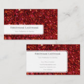 ライきらめくト《写真》ぼけ味プロフェッショナルイベント管理者 名刺 (正面/裏面)