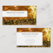 ライきらめくト《写真》ぼけ味プロフェッショナルイベント管理者 名刺 (正面/裏面)