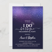 ライきらめくトI do BBQ婚約パーティ 招待状 (正面)